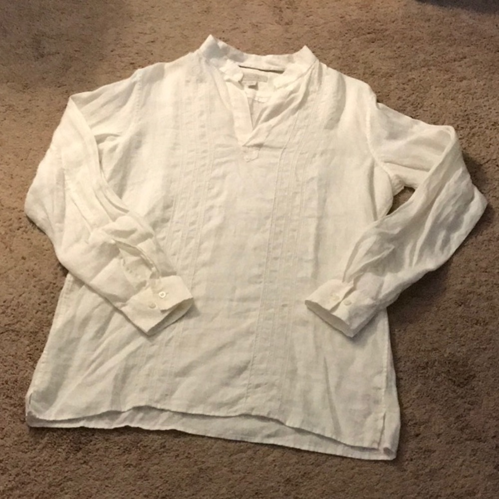 Banana Republic L/S 100% linen Shirt. Size M